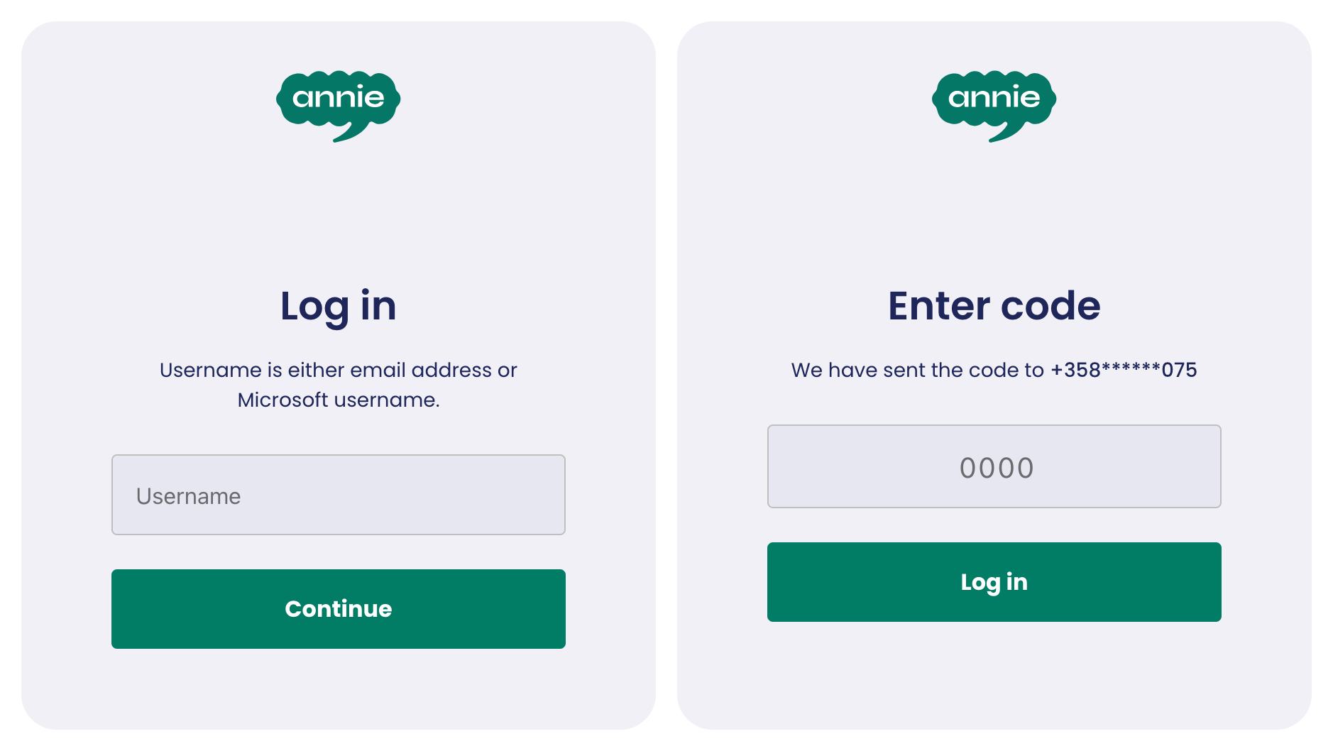 Kertakäyttökoodilla kirjautuminen